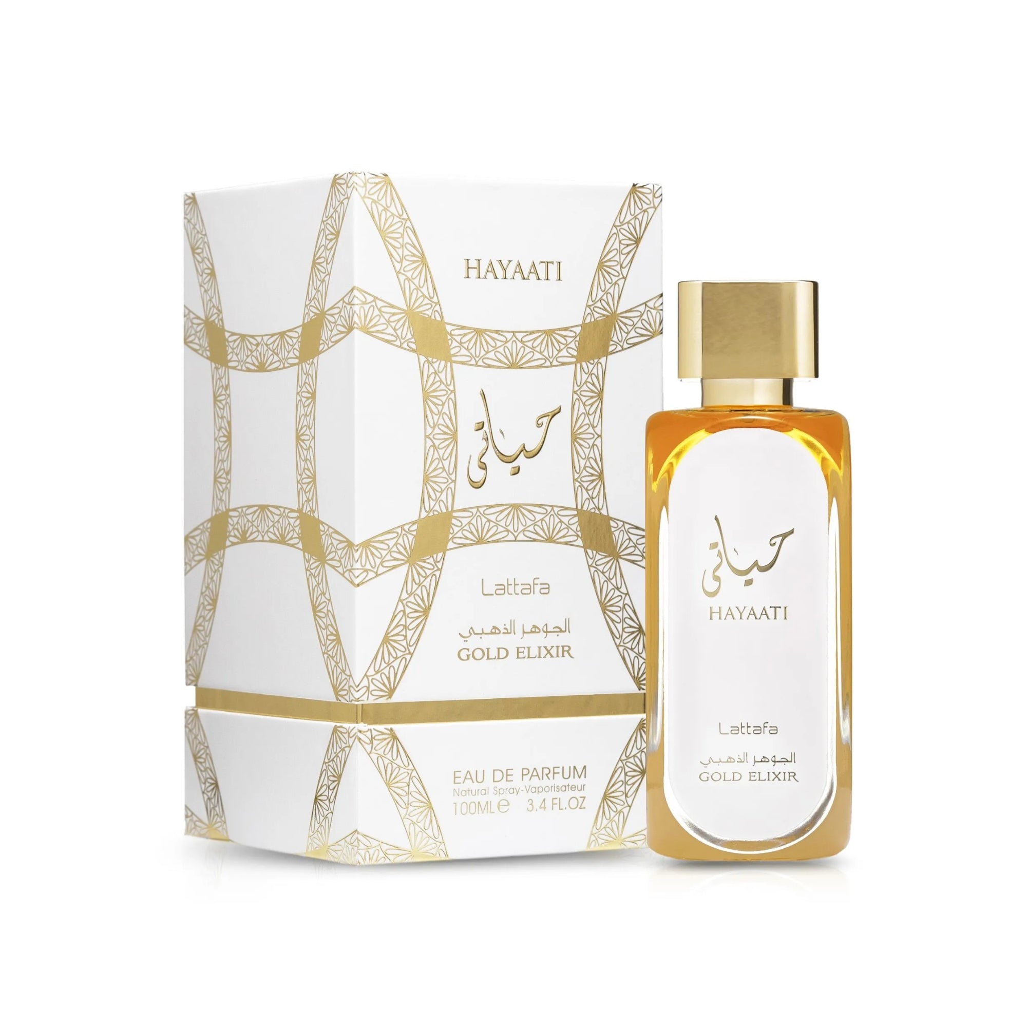 Hayaati Gold Elixir Perfume 100ml – Long-Lasting Arabian Fragrance for Men & Women | Luxury Eau de Parfum