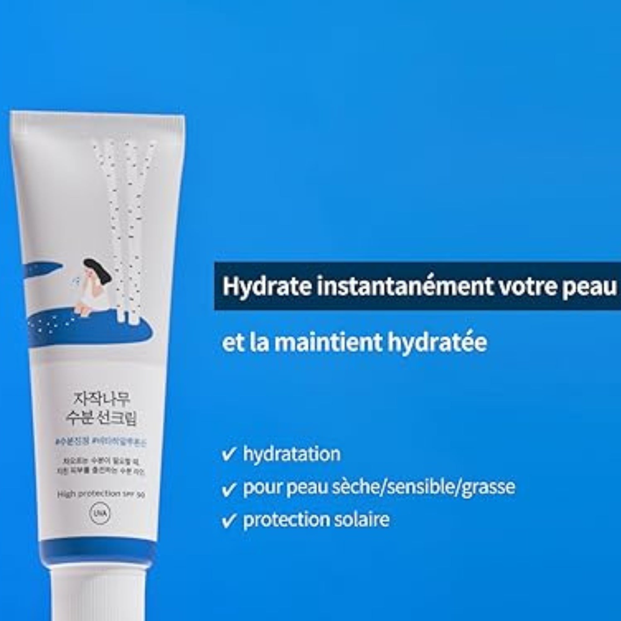 ROUND LAB Moisturizing Sunscreen with Birch Juice