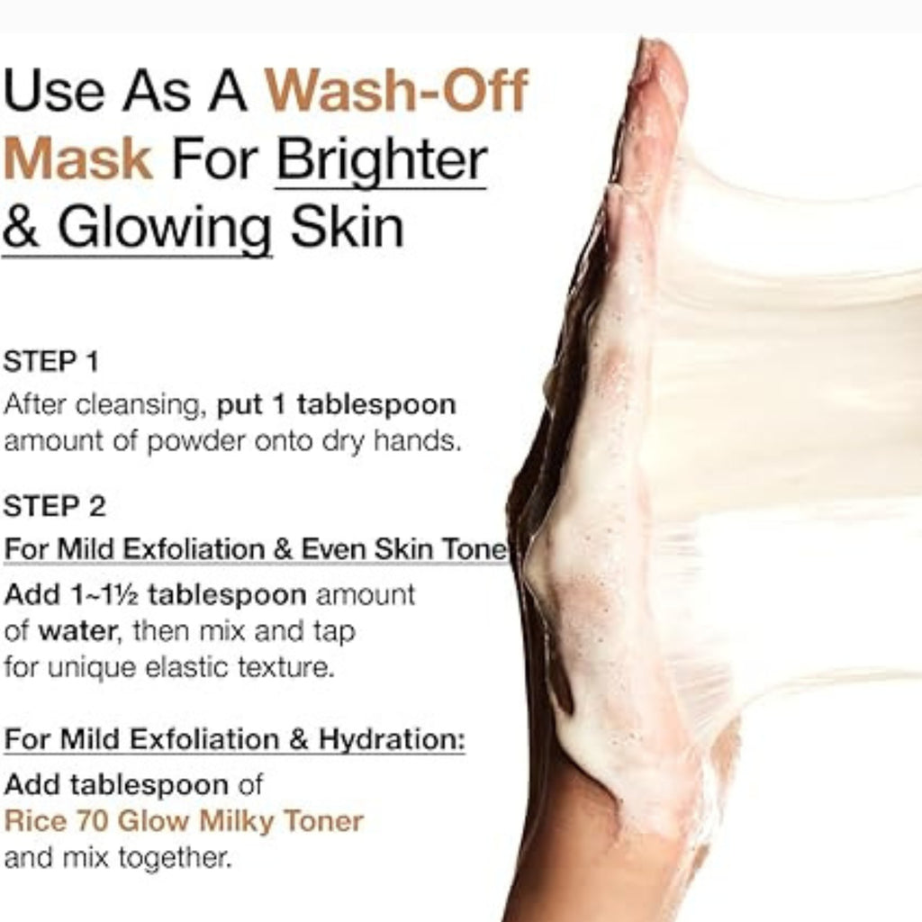 ANUA Brightening Rice Enzyme Cleansing Powder Gentle Facial Cleanser for Hydration Fragrance Free 40g 1.41oz