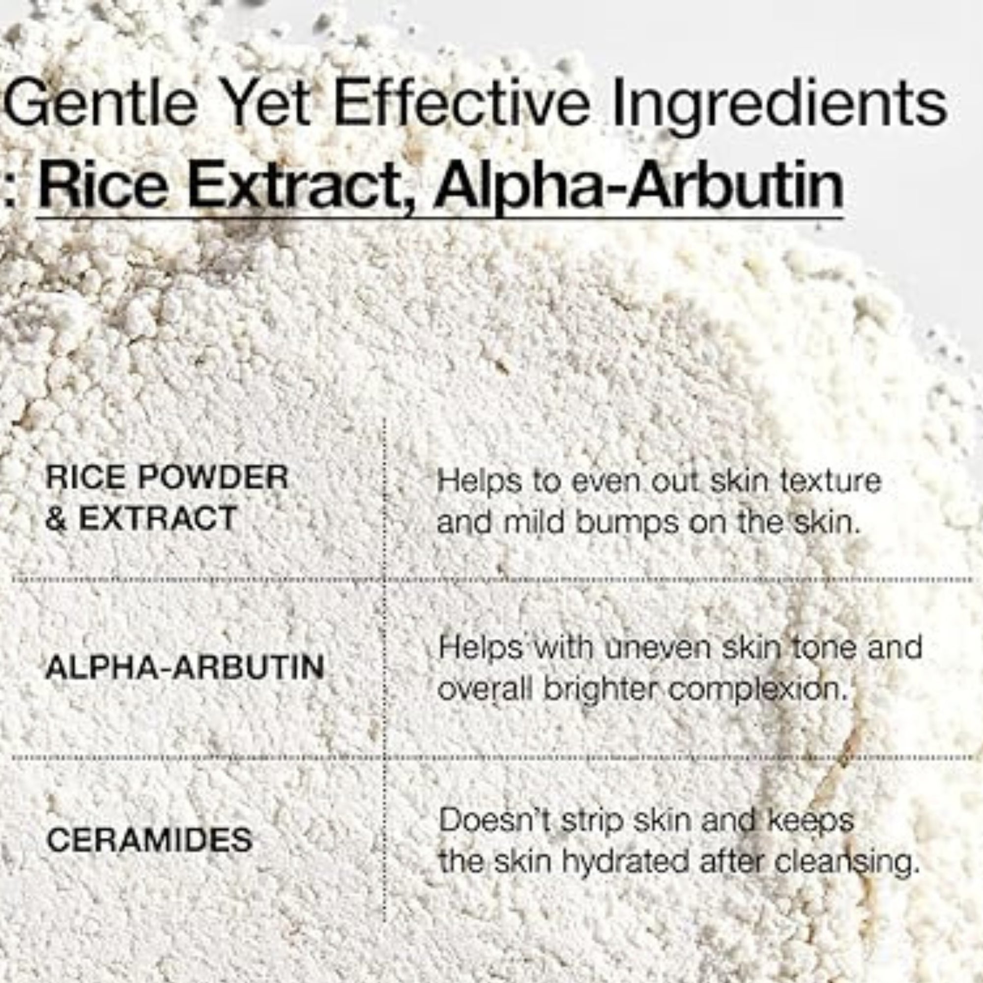 ANUA Brightening Rice Enzyme Cleansing Powder Gentle Facial Cleanser for Hydration Fragrance Free 40g 1.41oz