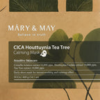 Mary & May Cica Houttuynia Tea Tree Calming Mask 30 Pack Soothing Facial Sheet Masks