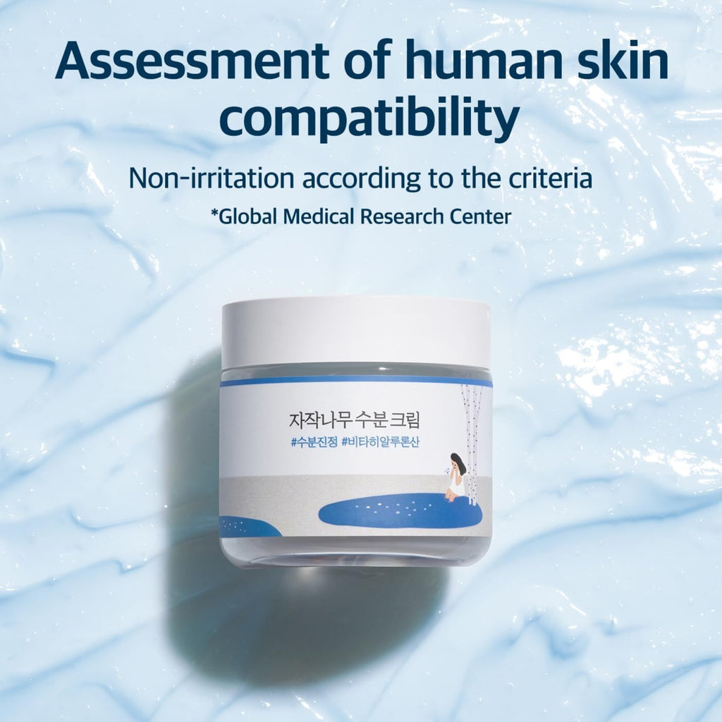 Round Lab Birch Juice Moisturizing Cream Korean Skincare Hydrating Nourishing Face Cream 80ml