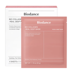 Masque Bio Collagen Real Deep de Biodance | Masque en feuille hydrogel au collagène ultra-hydratant | Raffermit, resserre les pores, renforce la barrière cutanée