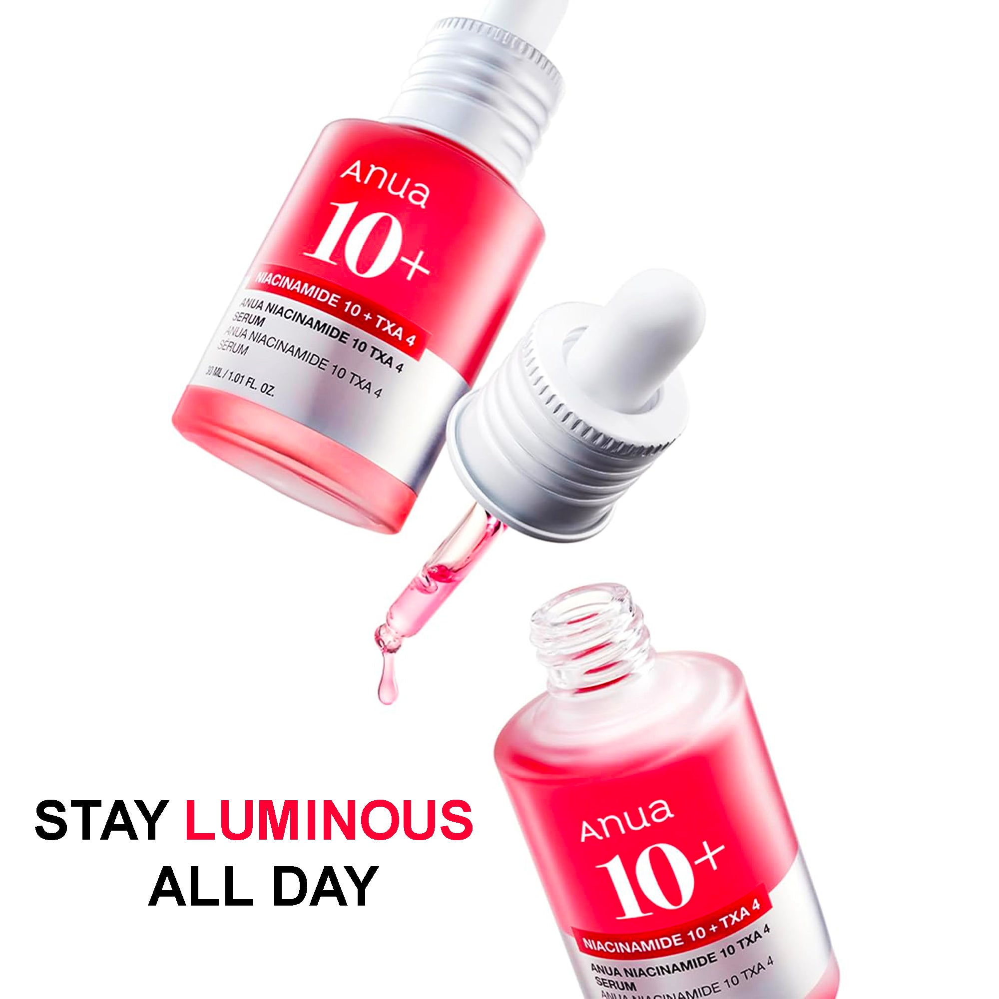 ANUA Niacinamide 10% + TXA 4% Serum 30ml - Brightening & Pore-Refining Korean Serum | Hyaluronic Acid & Arbutin for Glass Skin